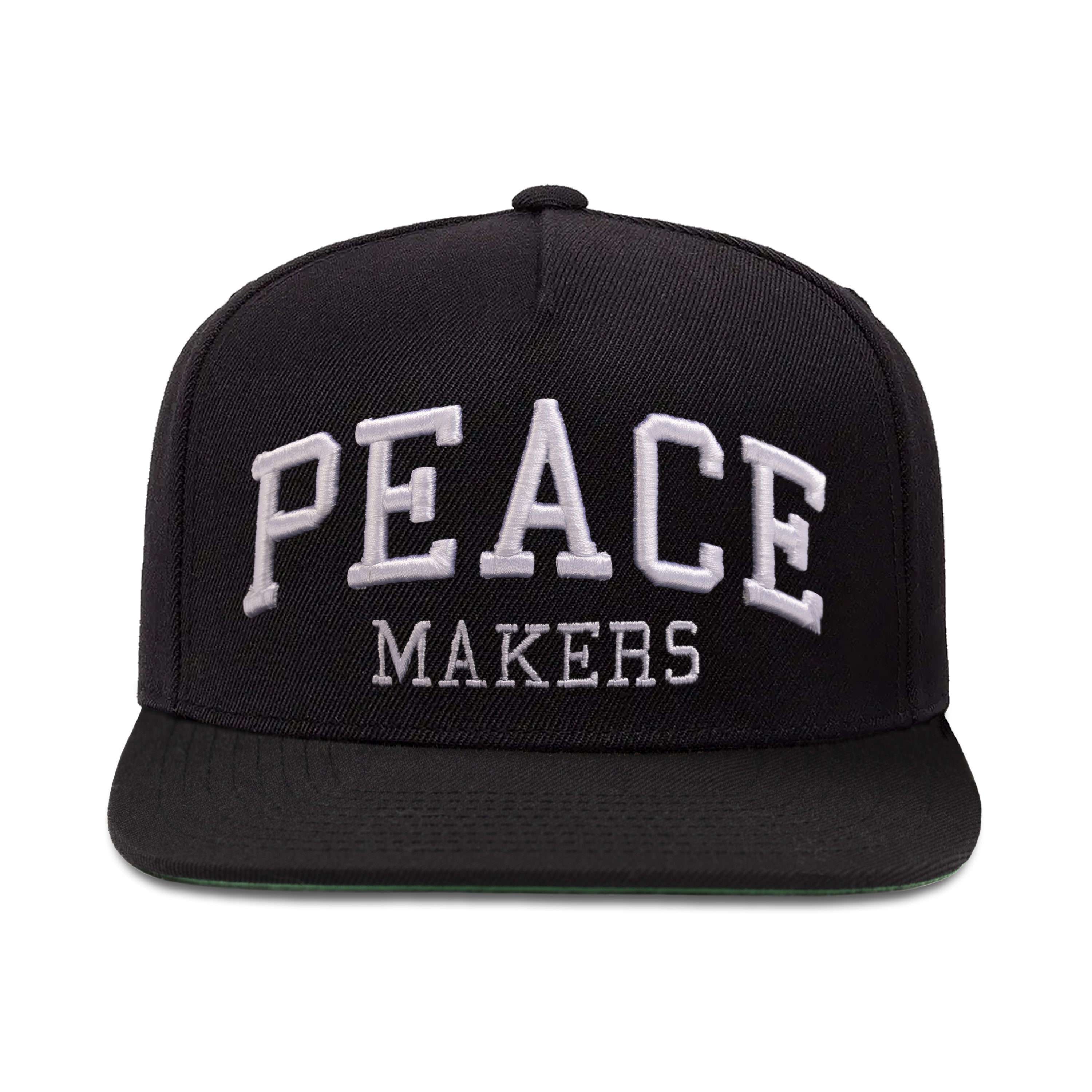 Our Peace Makers Hat is a statement of unity, purpose, and style. This Premium Five-Panel Snapback Cap is built on a classic Yupoong 5-panel pinch front, offering a timeless fit that suits most head sizes comfortably. Whether you're repping peace on the streets or just adding a clean, versatile piece to your wardrobe, this hat delivers.