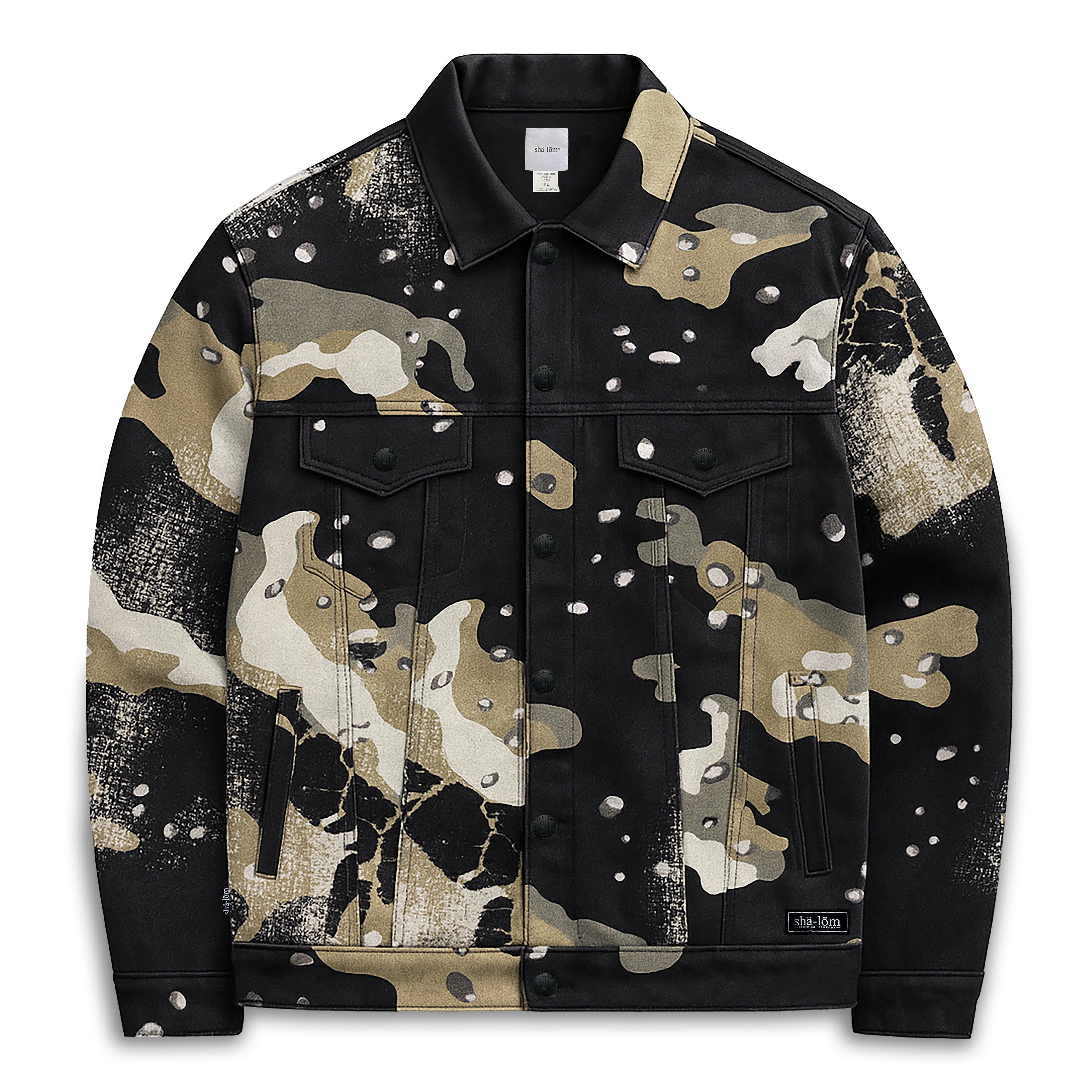 STORM CAMO JACKET BLACK