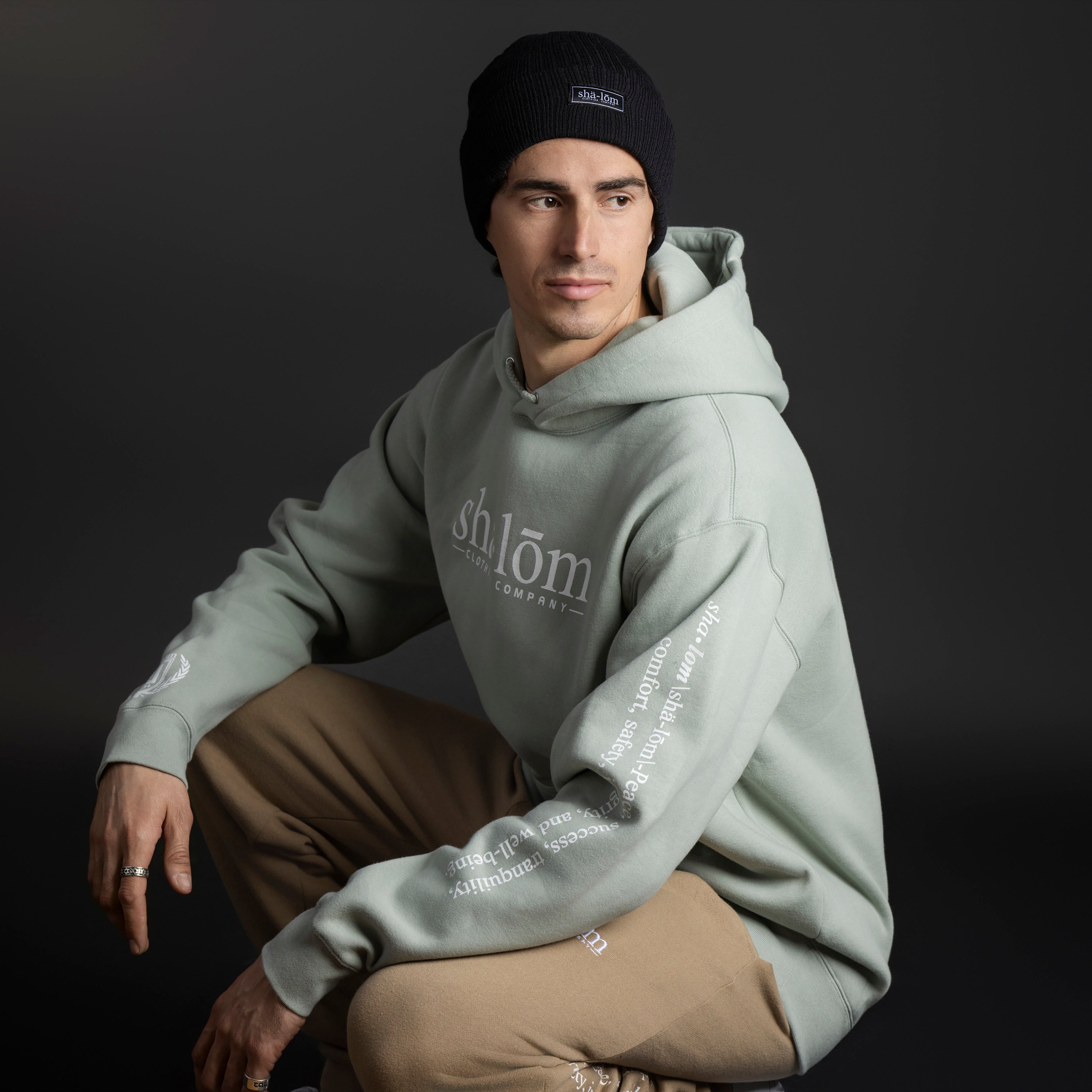 Shalom Definition Cuff Beanie – More Than a Word, a Way of Life
The Shalom Definition Cuff Beanie is the foundation of our brand, representing a word far deeper than just “peace.” In Hebrew, Shalom (שׁלום) embodies wholeness, completeness, and well-being—a state where nothing is missing and nothing is broken. It’s a greeting, a blessing, and a way of life.