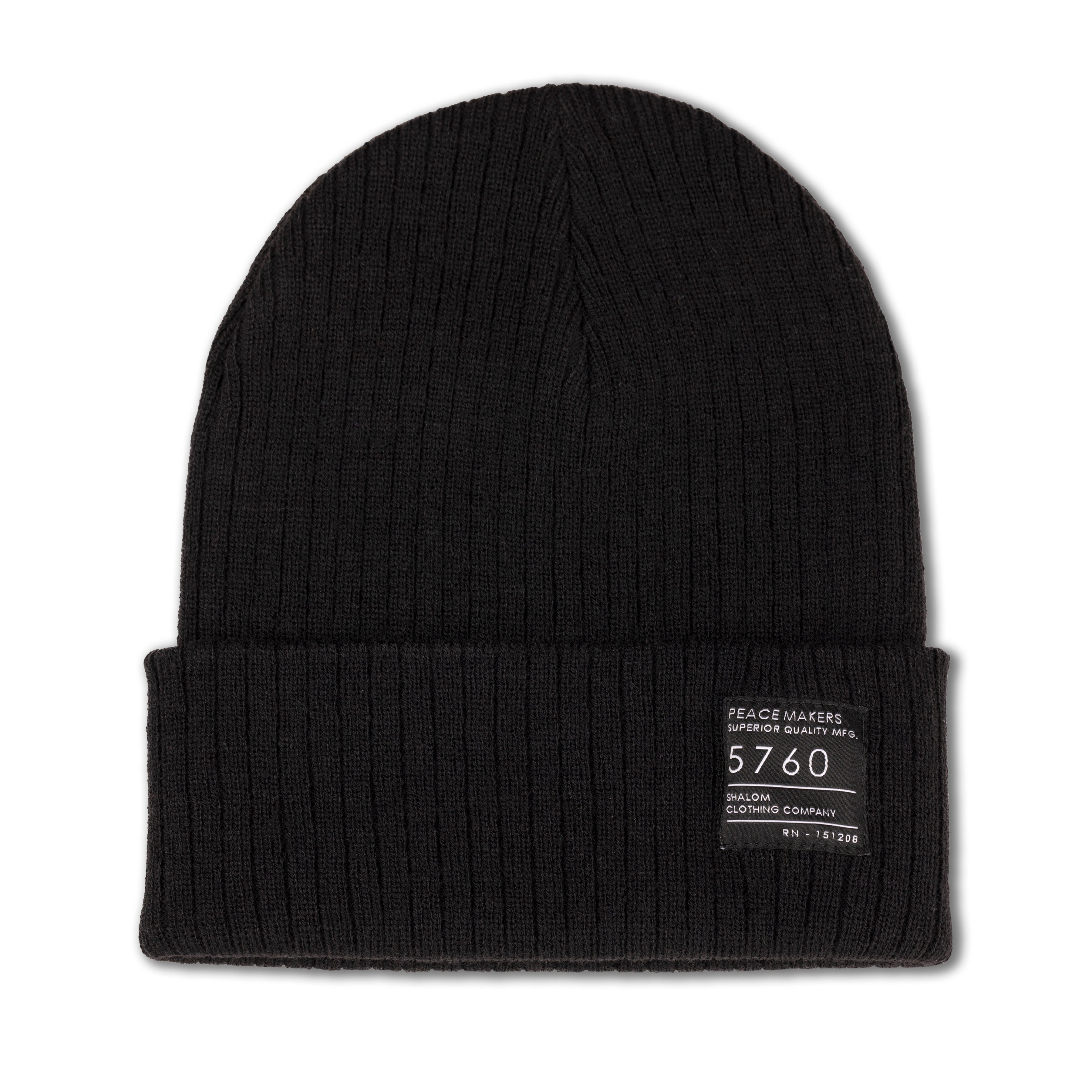PEACE MAKERS BEANIE BLACK