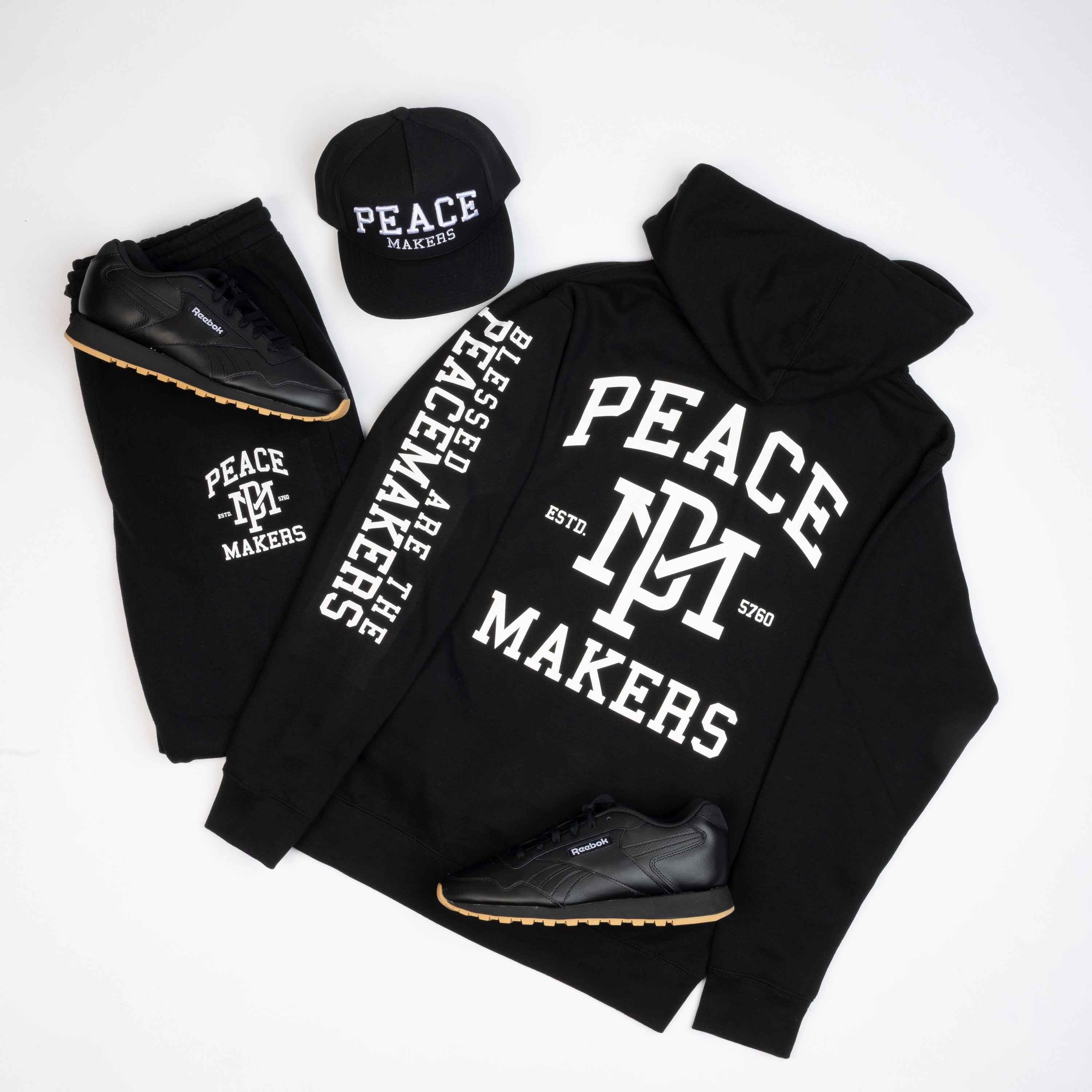 PEACE MAKERS SWEATPANTS BLACK