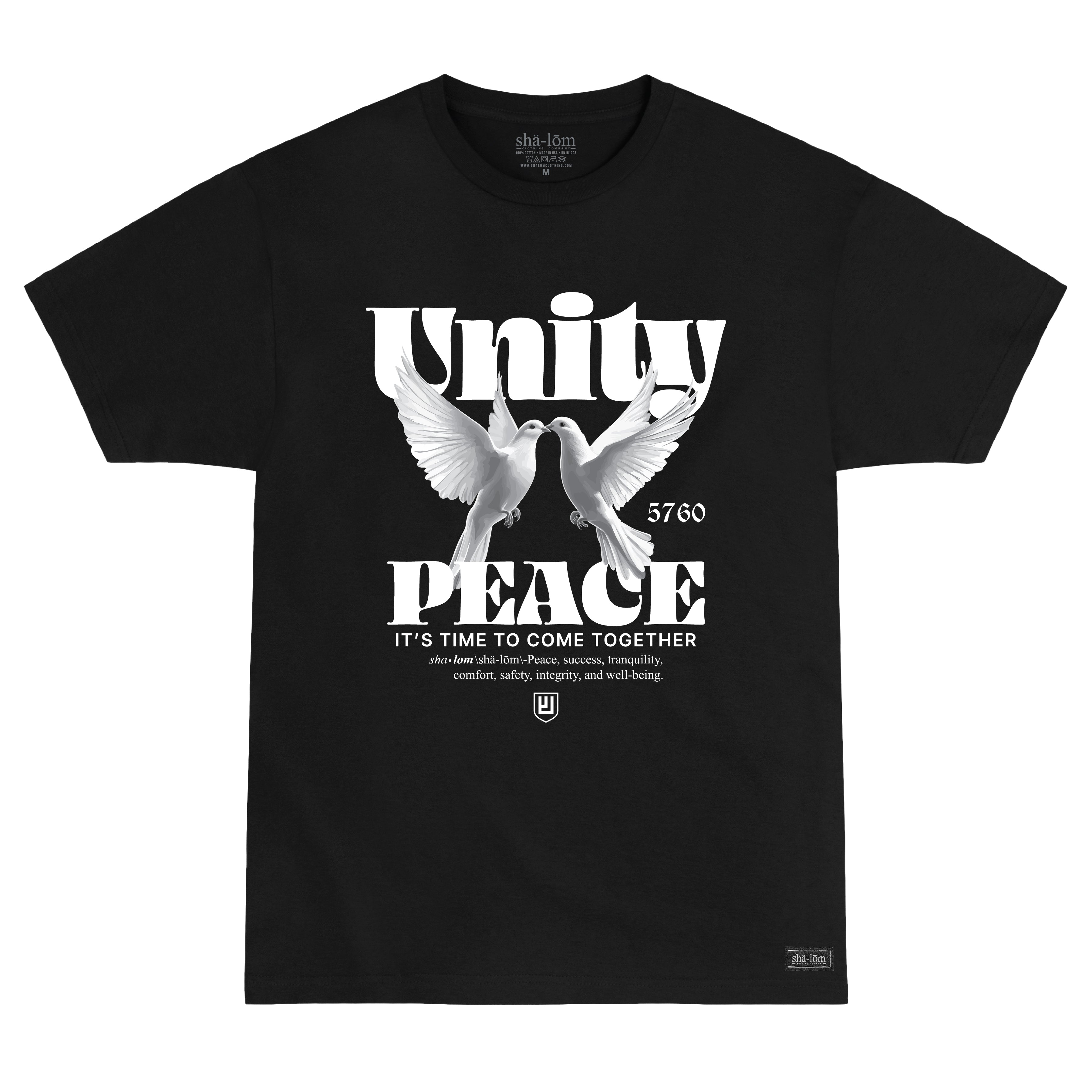 PEACE & UNITY TEE
It’s time to come together—spread Peace and Unity. Part of our Shalom 7 Elements series, this tee represents Peace & Unity, the first of the seven elements that guide our brand. Peace is where it all begins—a foundation for connection, community, and change. Wear it as a statement, a reminder, and a call to action.