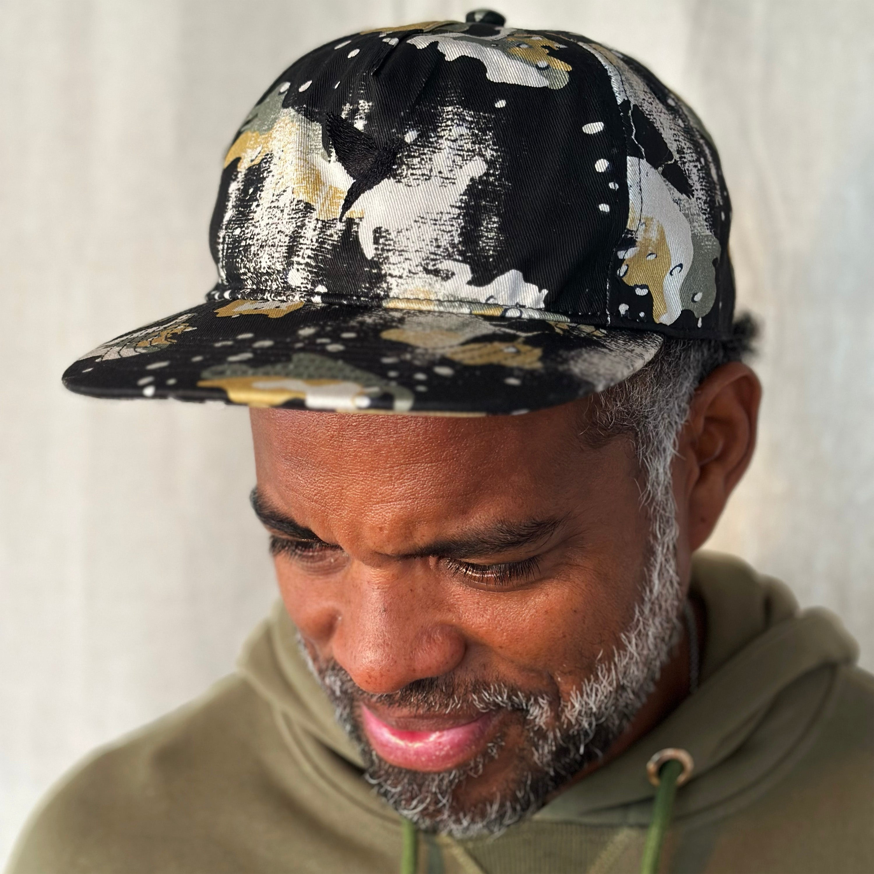 STORM CAMO HAT BLACK