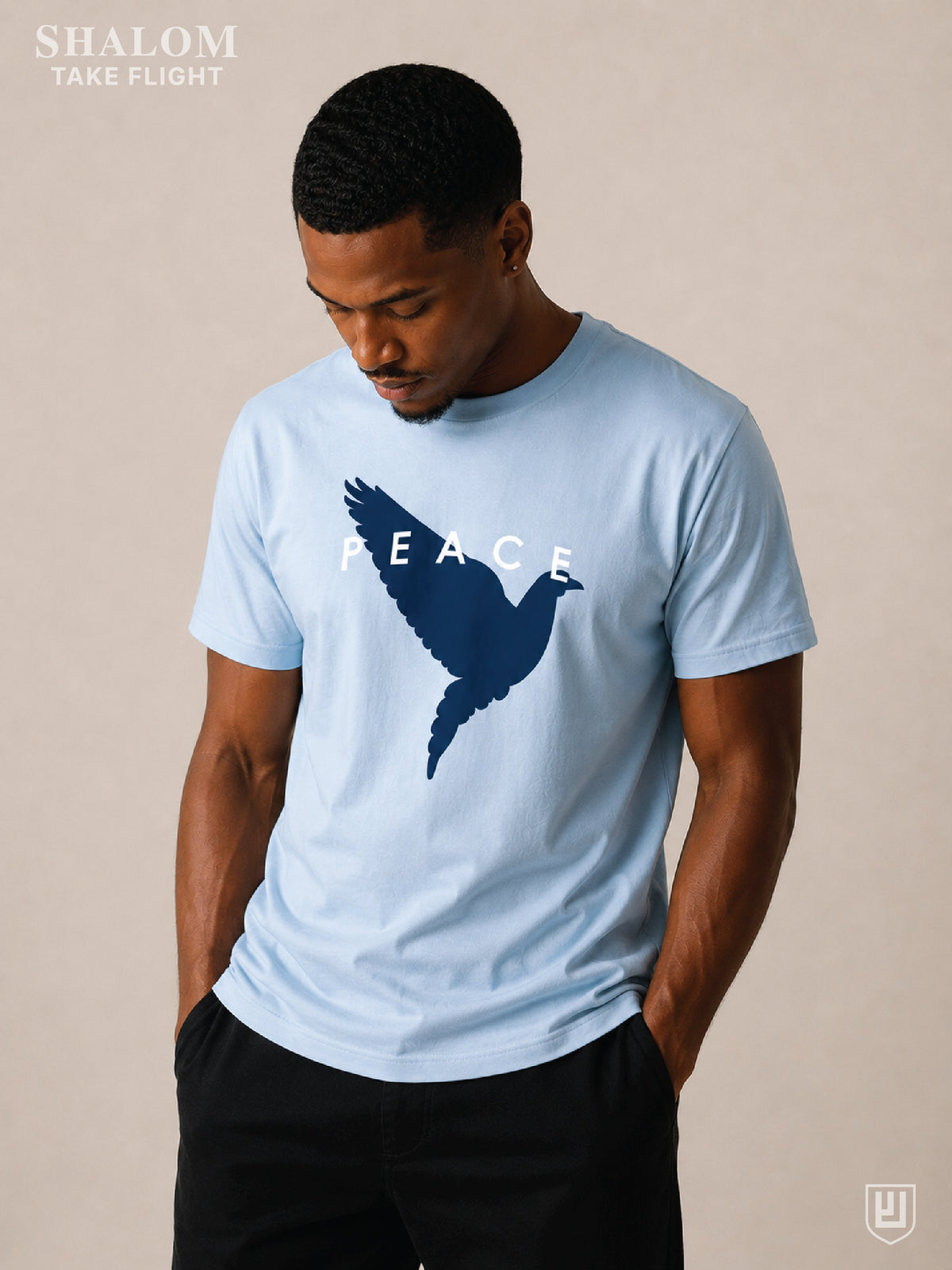 TAKE FLIGHT TEE BABY BLUE