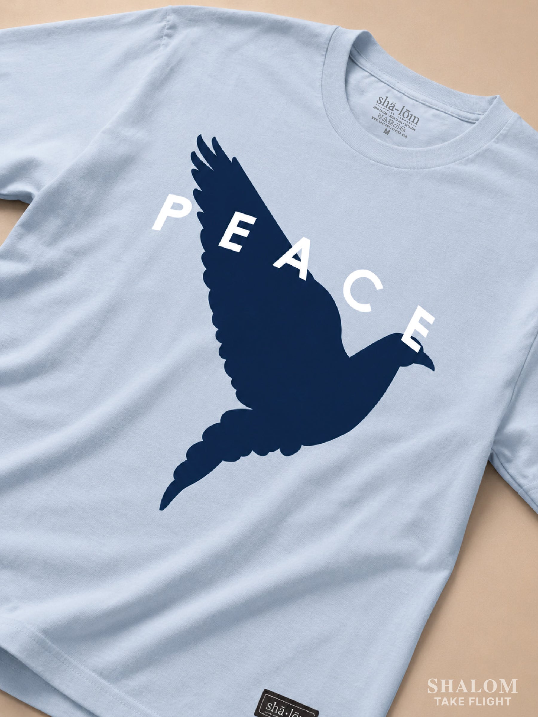 TAKE FLIGHT TEE BABY BLUE