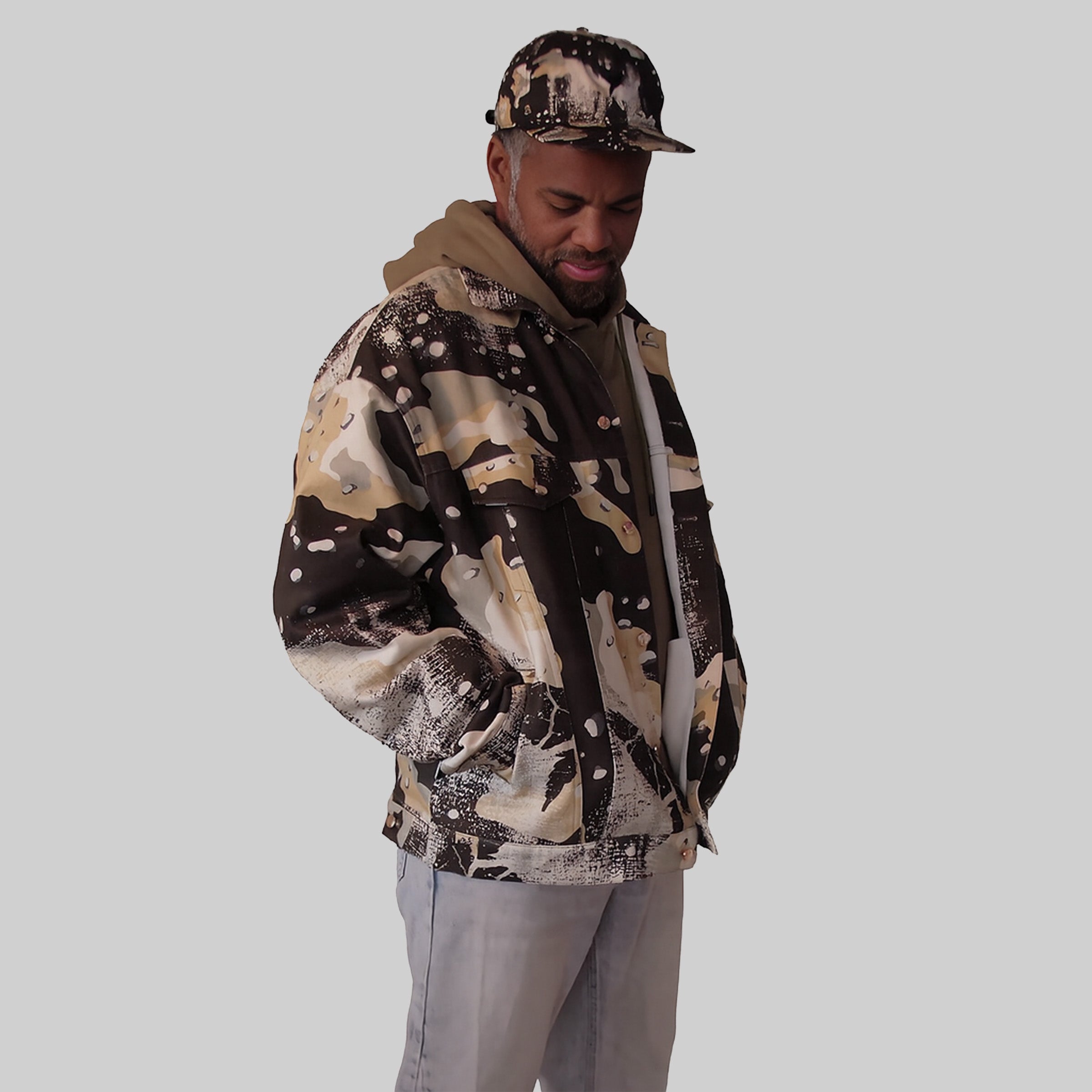 STORM CAMO JACKET BLACK