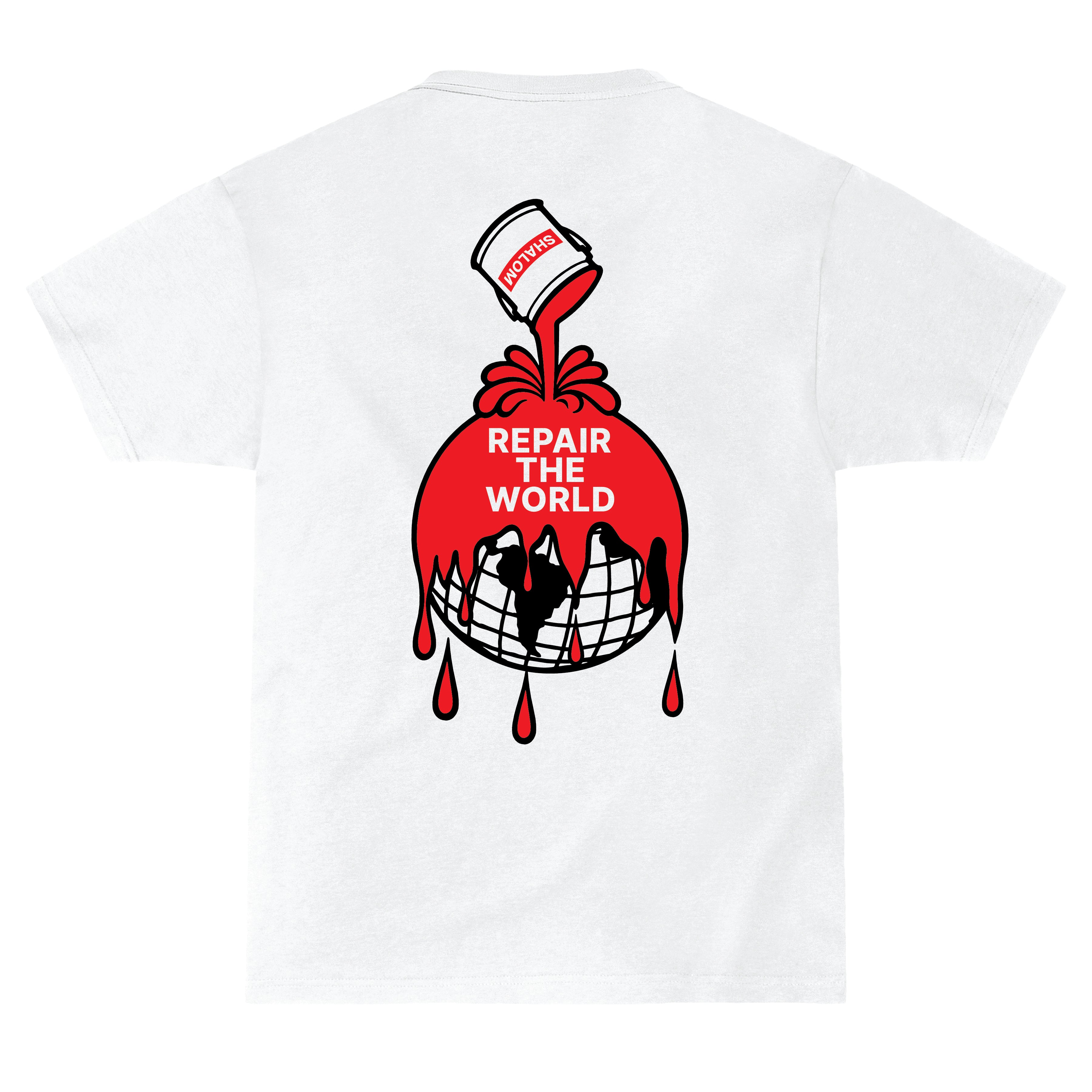 TIKKUN OLAM TEE WHITE