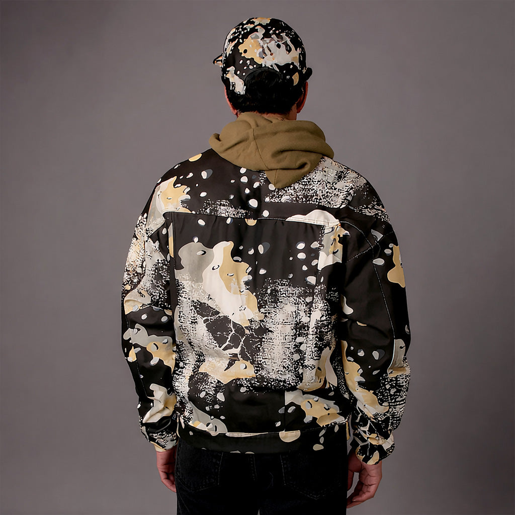 STORM CAMO JACKET BLACK