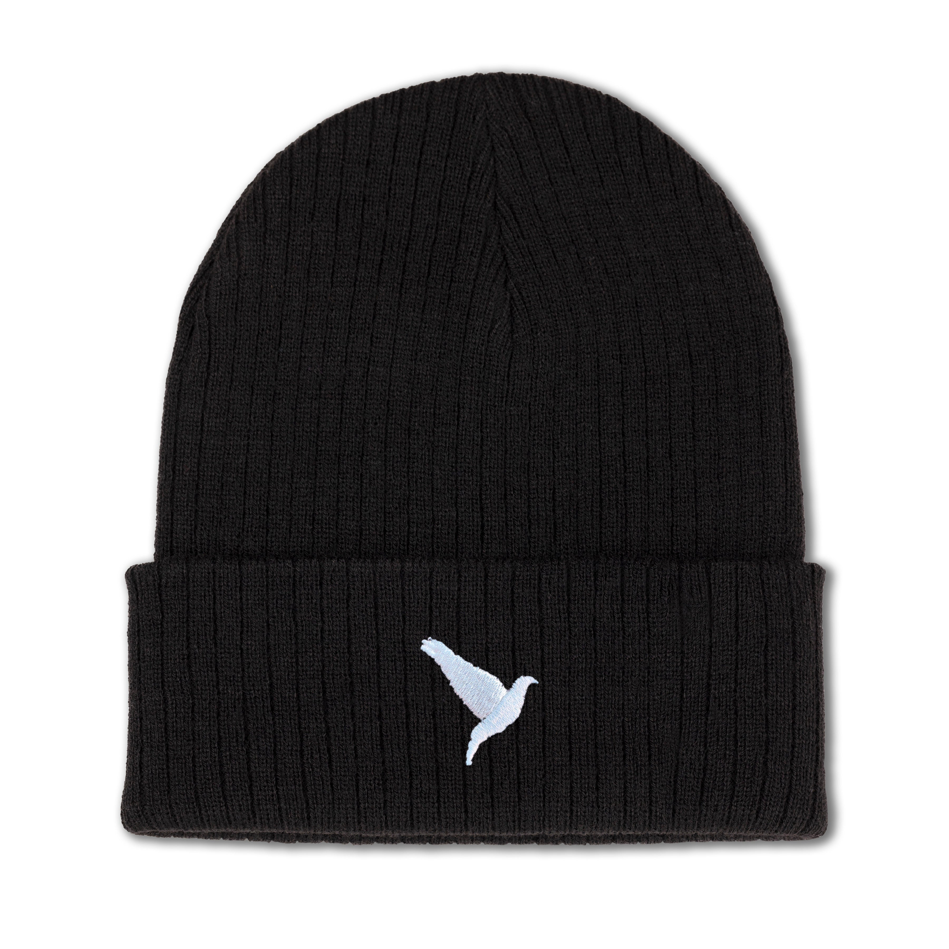 DOVE STORM SUSTAINABLE BEANIE BLACK